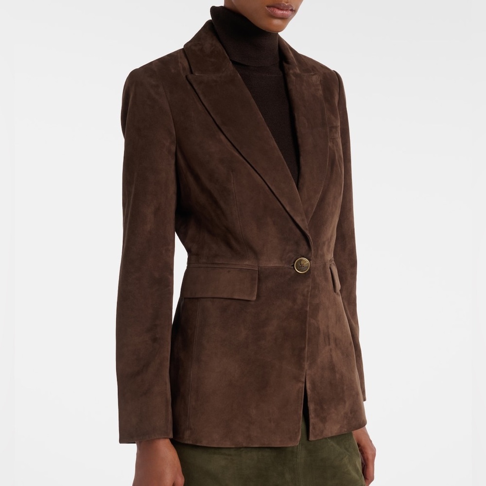 Veronica Beard Duane suede blazer - Picture 1 of 12